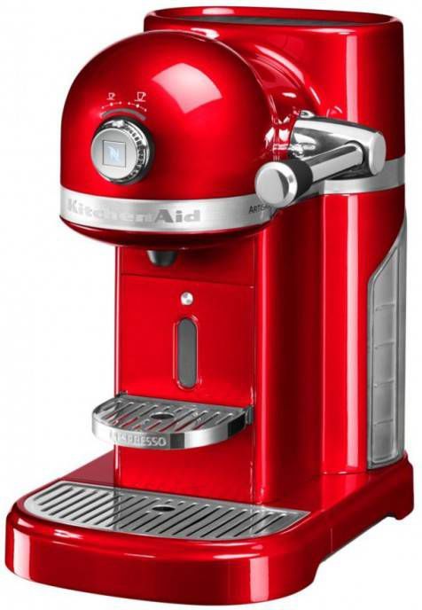 Neerwaarts fenomeen lekken KitchenAid Artisan Nespresso machine 5KES0503 keizerrood -  Koffiecupswebshop.nl